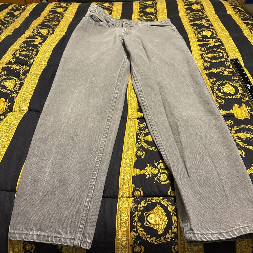 Vtg Levi’s Mens 32x34 Orange Tab 550 Relaxed Gray Denim USA Made*06/1995 See Tag